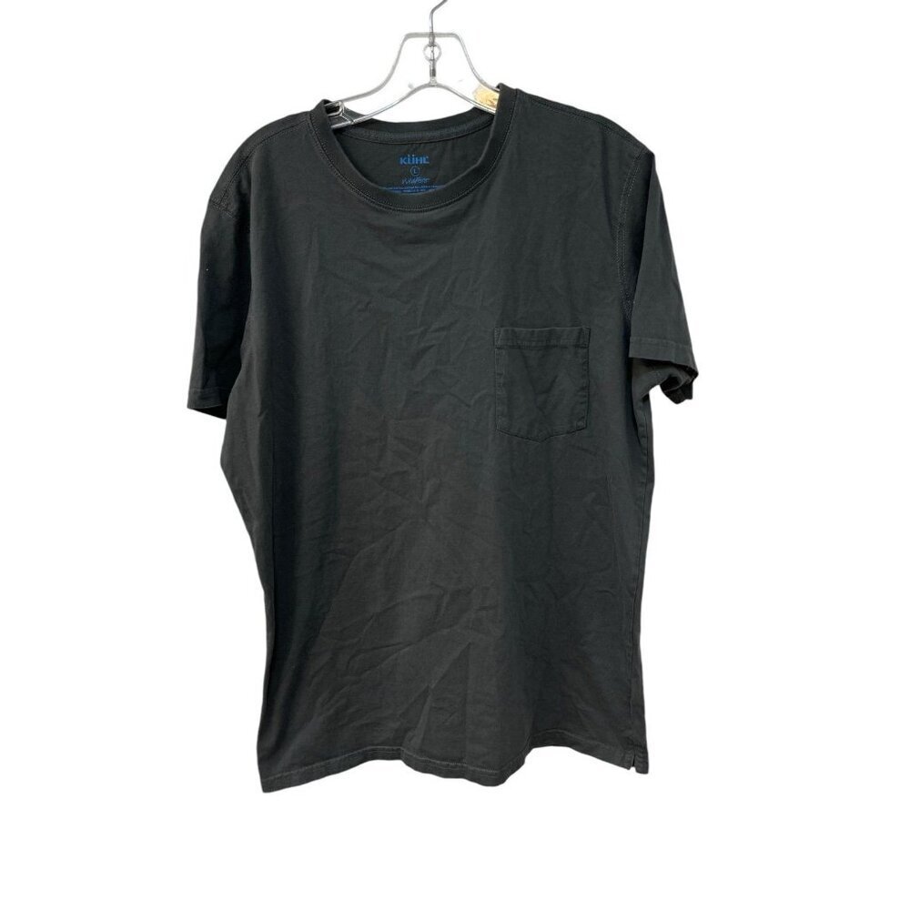 Kuhl Wildfibre T-Shirt Gray Short Sleeve Organic Cotton Logo Gorpcore Hiking L